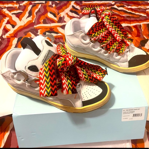 Lanvin Shoes - COPY - Lanvin curb low top sneakers